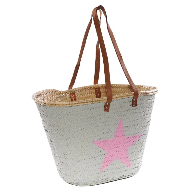 Borsa in palma con stella 53X24H35