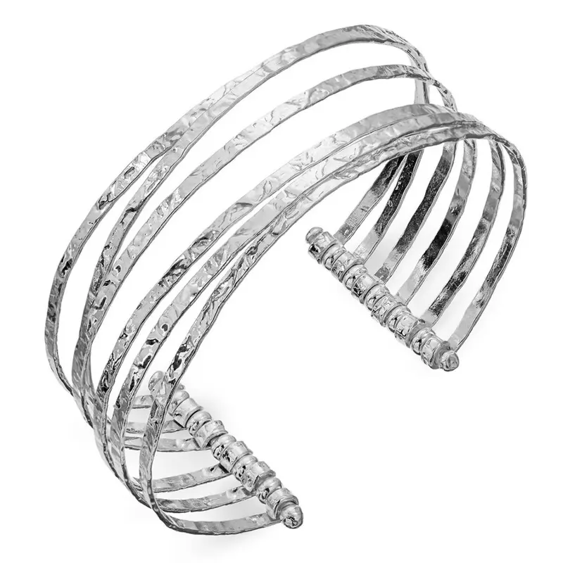 Bracciale in argento naturale