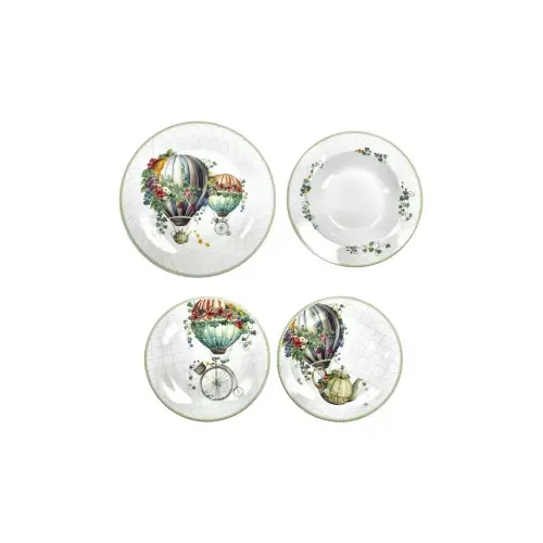 Brandani TAVOLA 18 PZ WONDERLAND PORCELLANA
