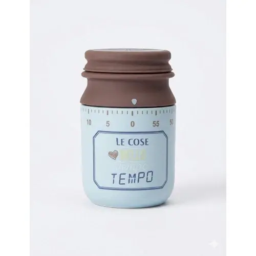 Brandani TIMER BARATTOLO FRESH TIME marrone