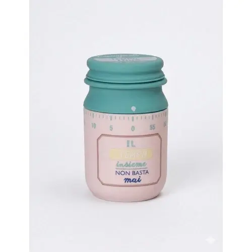Brandani TIMER BARATTOLO FRESH TIME rosa