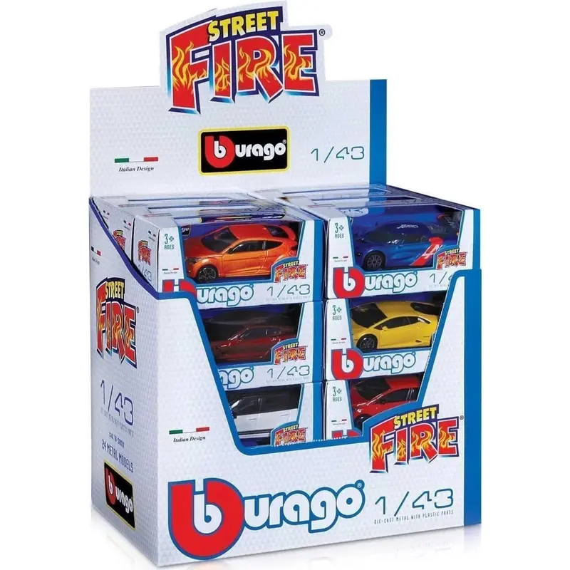 BURAGO AUTO MODELLINO STREET FIRE SCALA 1