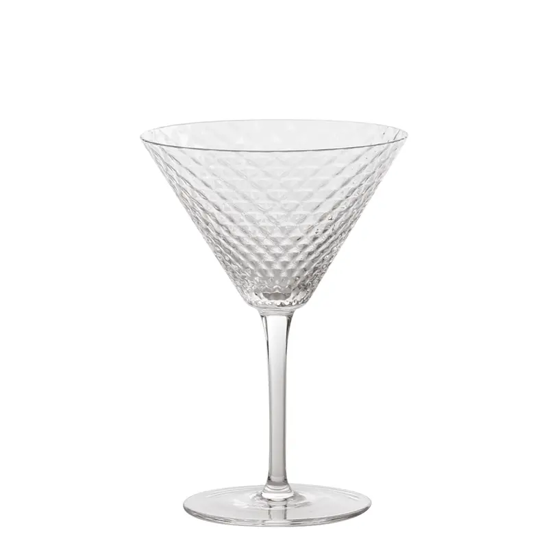 Calice Bicchiere MARTINI decoro in rialzo veneziano 23 cl