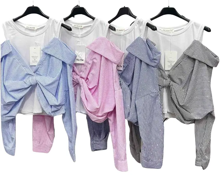 Camicia finta in due pezzi