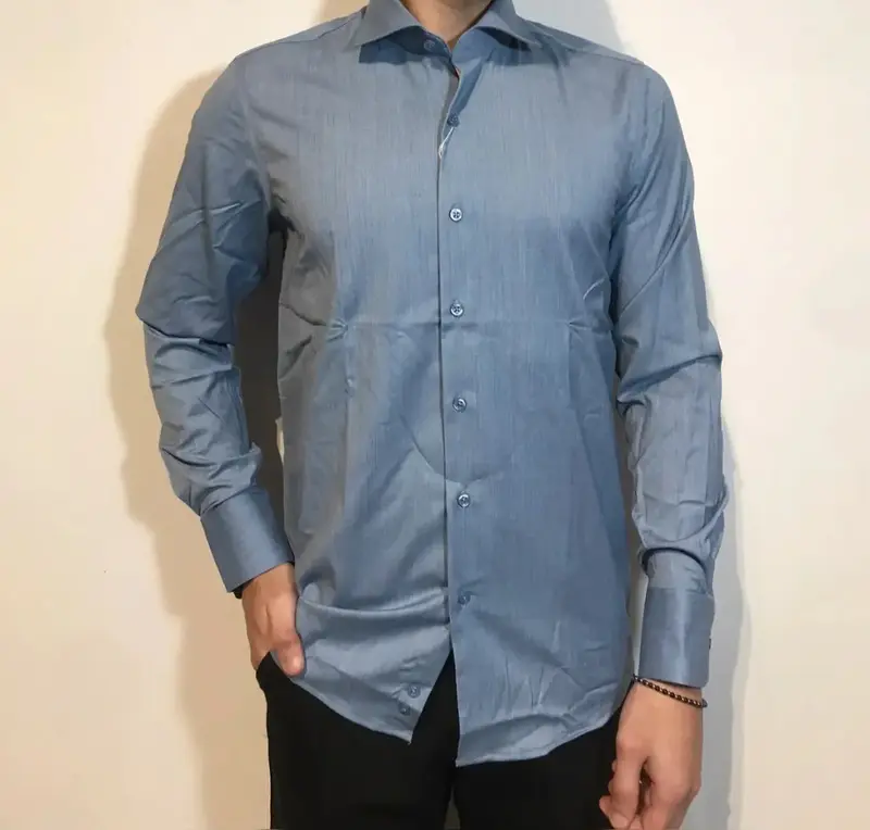 Camicia slim fit leggero uomo