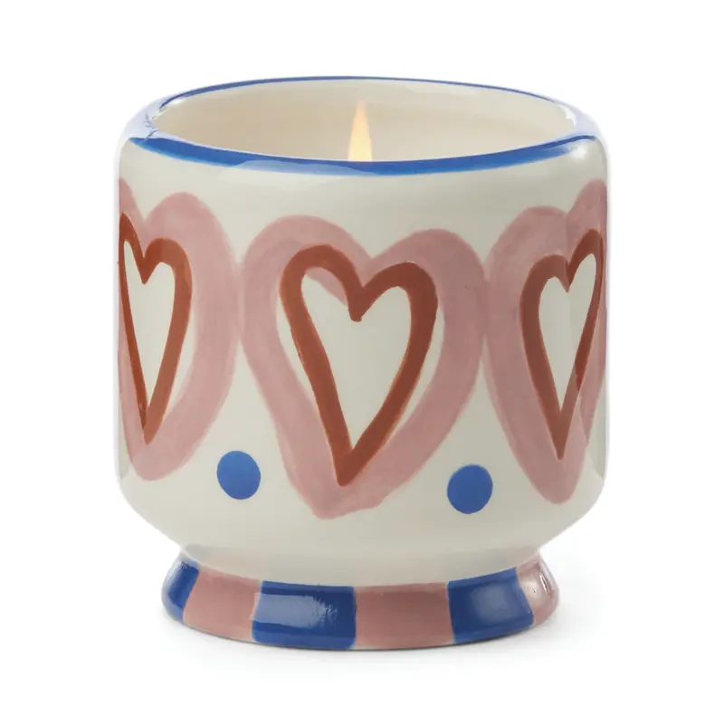 Candela Adopo in ceramica da 226 g (8 oz) - Profumo Rosewood Vanilla Â- Confezionata in scatola