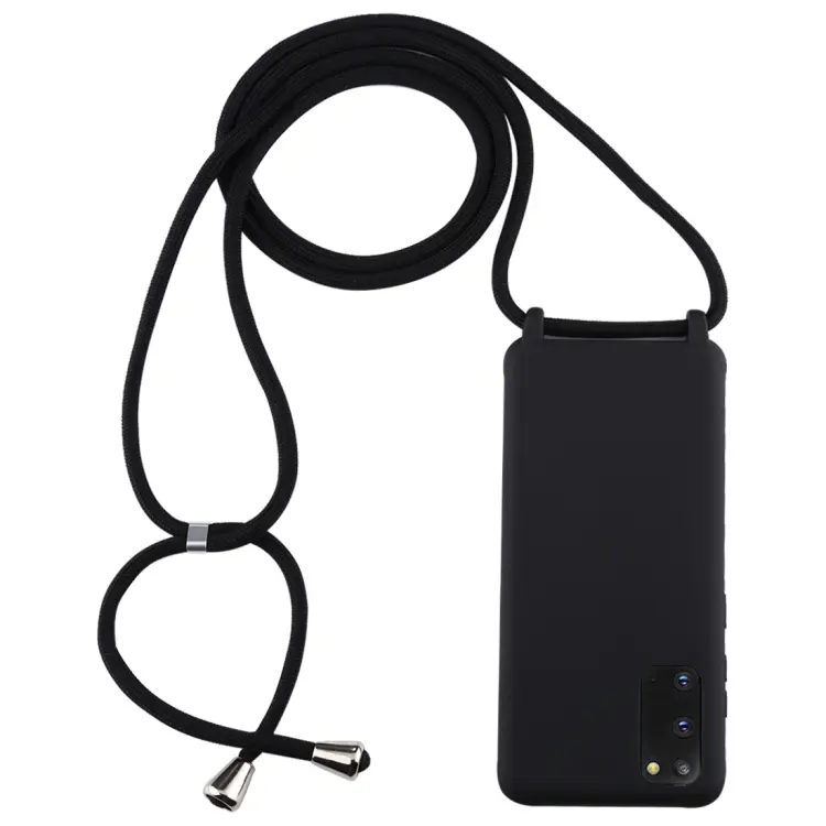 Candy Color TPU Protective Case with Lanyard, For Galaxy S20, For Galaxy S20+, For Galaxy S20 Ultra