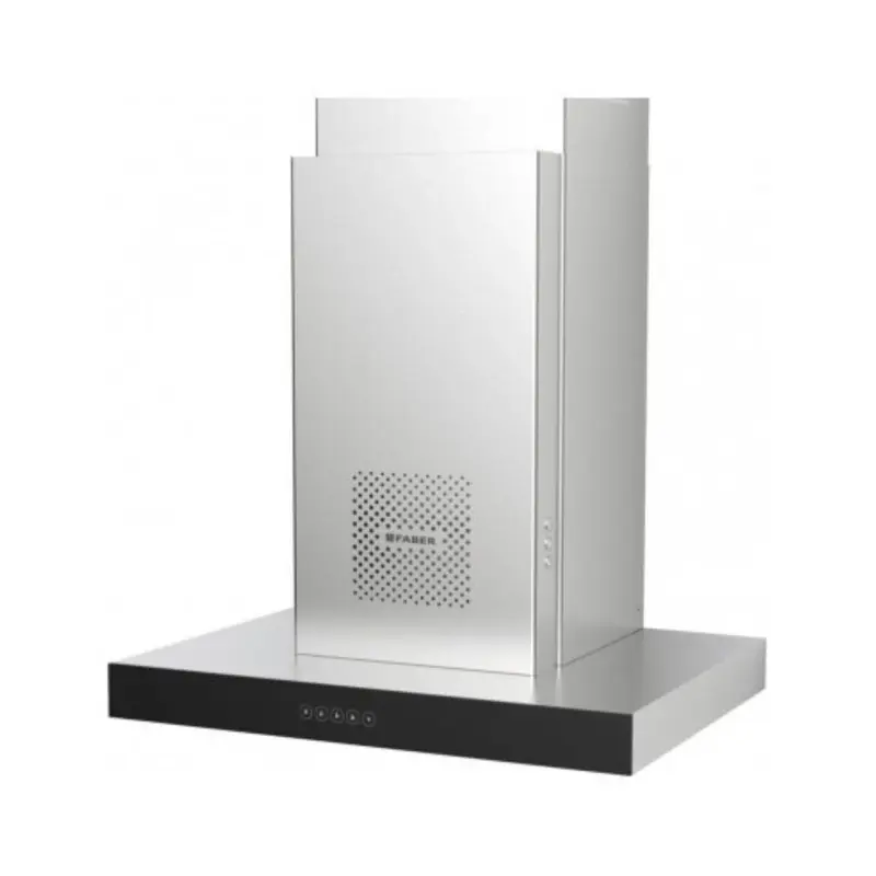 Cappa aspirante a parete Faber Air Hub Stilo Glass Comfort 60 cm. classe A+ inox e vetro nero