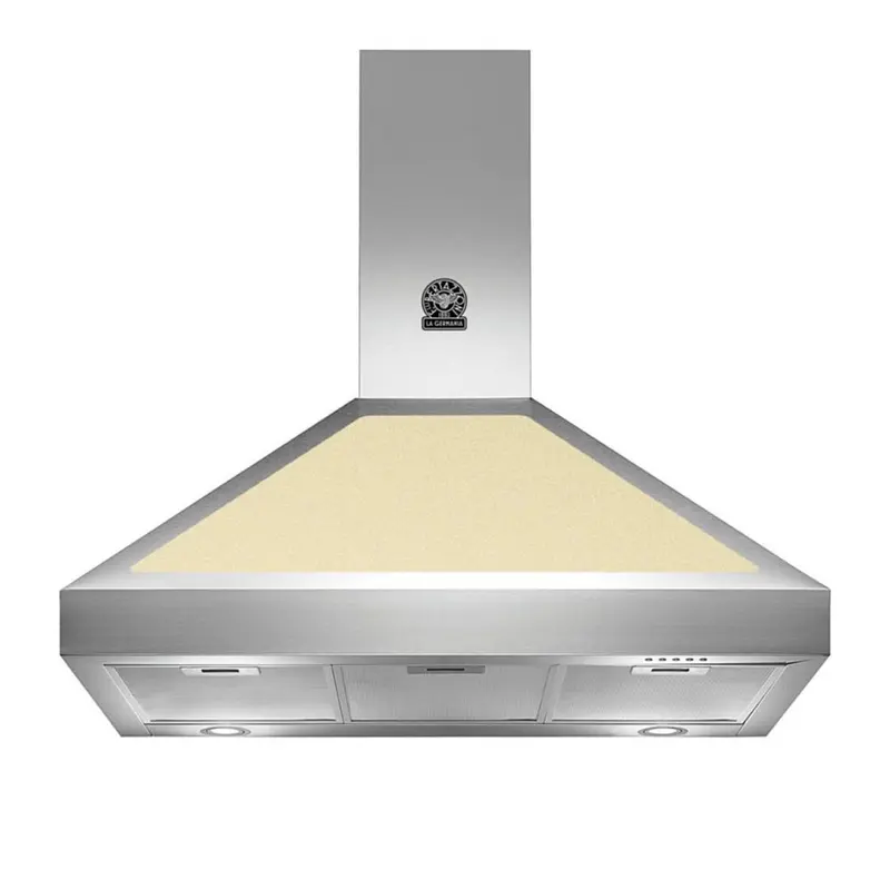 Cappa camino Bertazzoni K90AMHCRA 90 cm. 1 motore colore inox e crema classe A