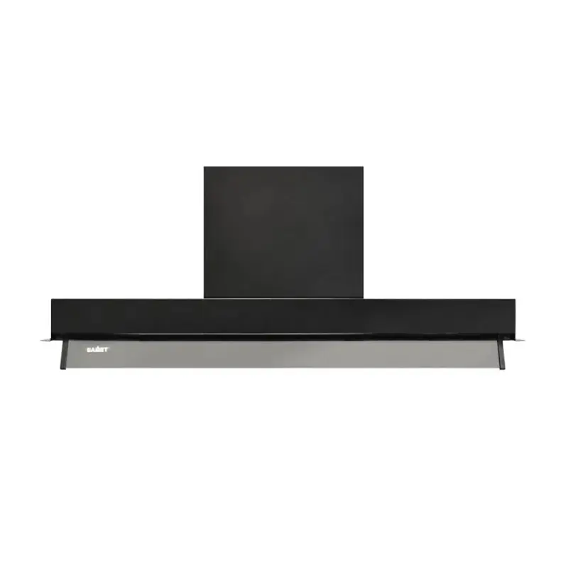Cappa integrata sottopensile Samet Kripto90 luce led 3 livelli velocità colore nero classe D