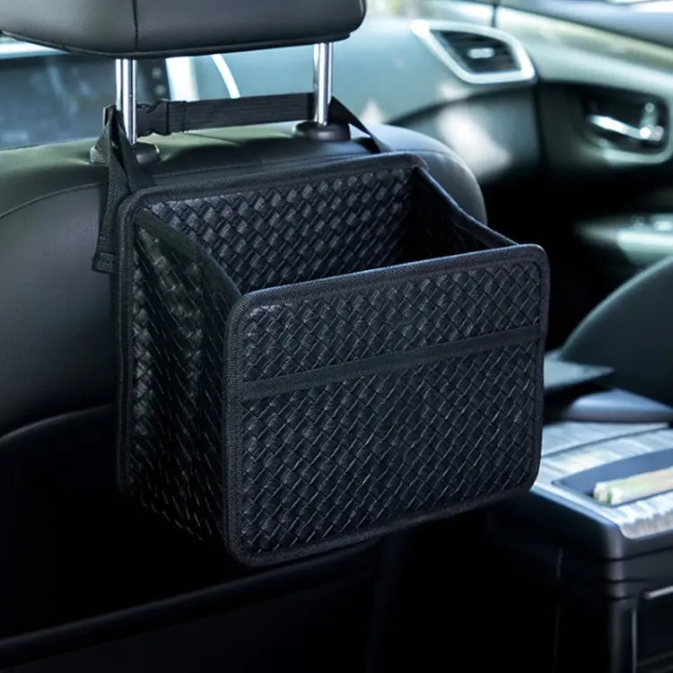 Car Hanging Garbage Bag Multifunctional Folding Storage Box, Model
