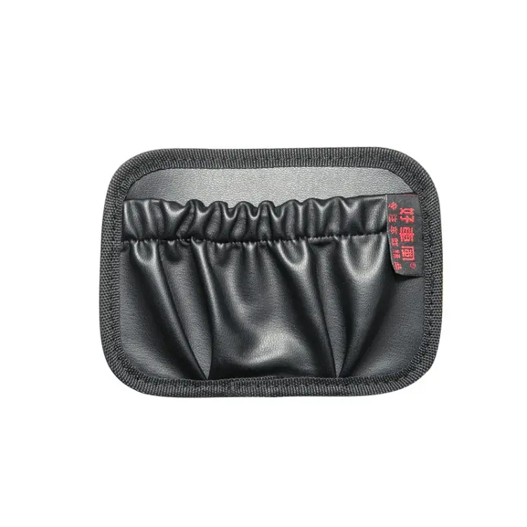 Car Instrument Console Adhesive Net Pocket Storage Hanging Bag, Color