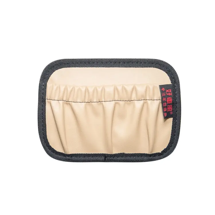 Car Instrument Console Adhesive Net Pocket Storage Hanging Bag, Color