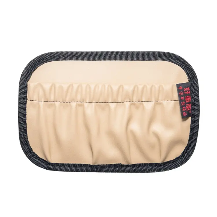 Car Instrument Console Adhesive Net Pocket Storage Hanging Bag, Color