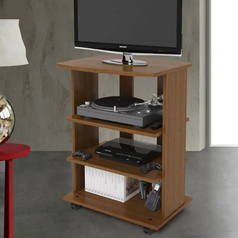 Carrello porta TV Elide 60x45x81H noce antico