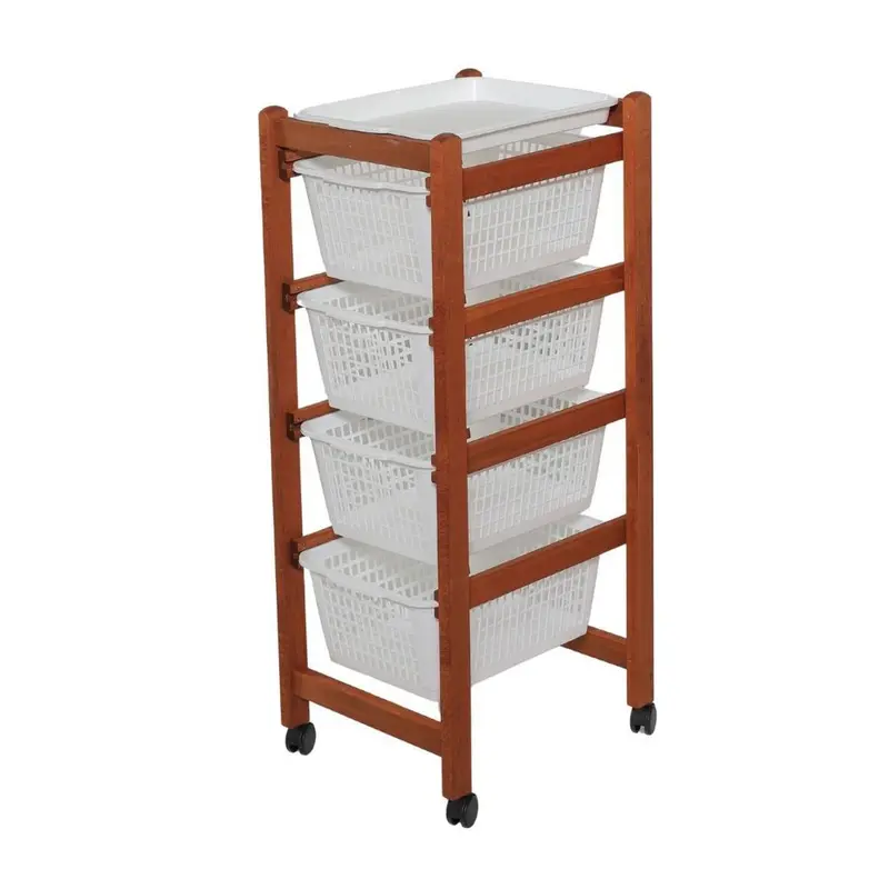 Carrello portafrutta Jolly Eco ciliegio