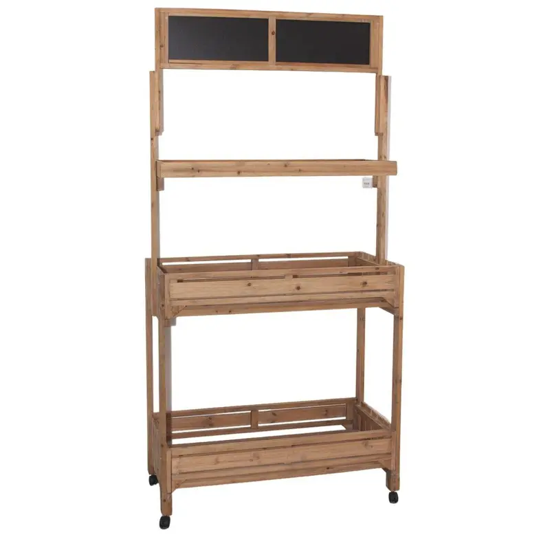 Carretto espositore in abete 98,5X49H203