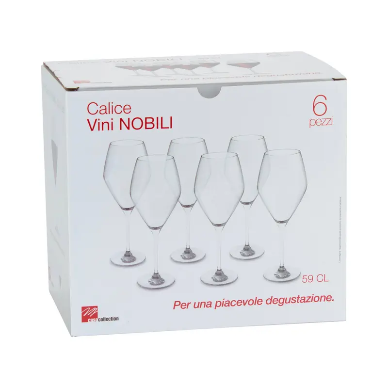 CASA COLLECTION CALICE VINI NOBILI 59CL 6PZ