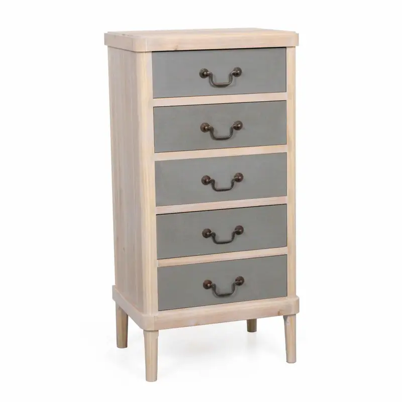 Cassettiera in legno di pino/mdf Elisabetta 45X35H95