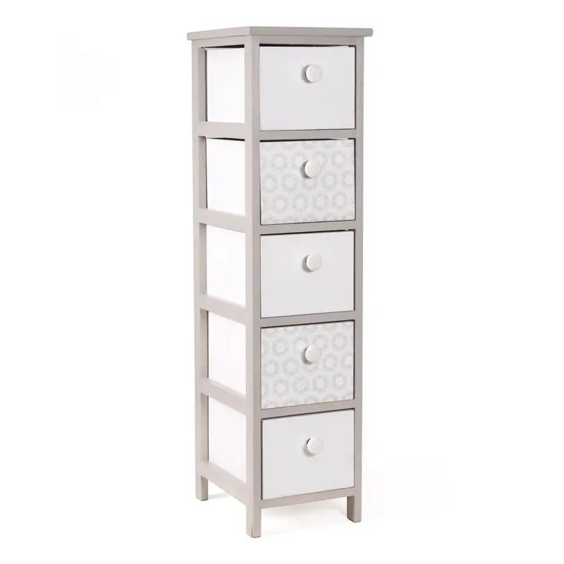 Cassettiera in paulownia beige 26X32H98