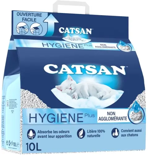 CATSAN HYGIENE PLUS LETTIERA NON AGGLOMERANTE 10L