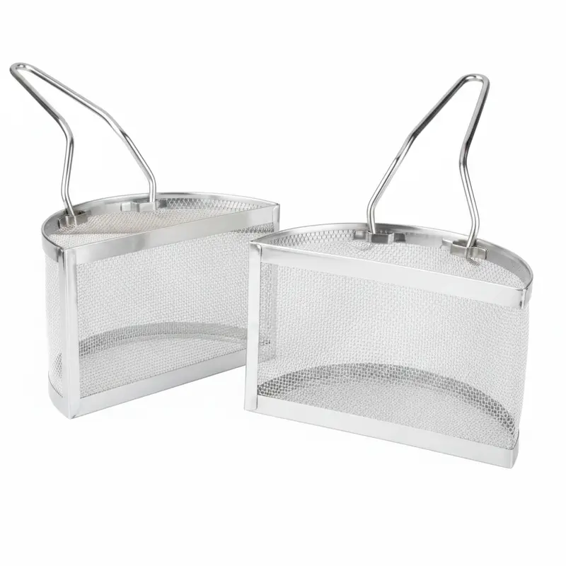 Cestello pasta Veronica – set 2 mezze lune – acciaio inox – 18/22 cm