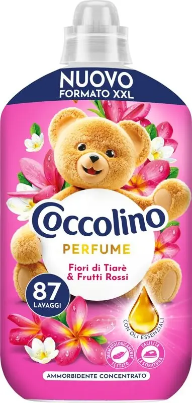 COCCOLINO AMMORBIDENTE CONCENTRATO XXL 1,827L 87LAV. PERFUME FIORI DI TIARE' & FRUTTI ROSSI