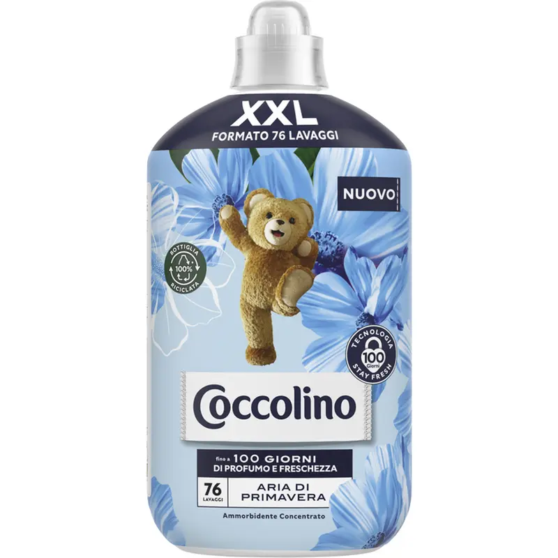 COCCOLINO CONCENTRATO XXL 1,75L 76LAV. ARIA DI PRIMAVERA