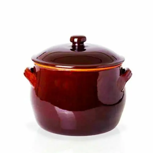 COLI TEGAME IN TERRACOTTA CON COPERCHIO CM.24
