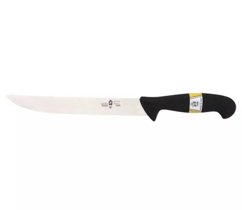Coltello arrosto con manico in nylon, lama inox 22 cm