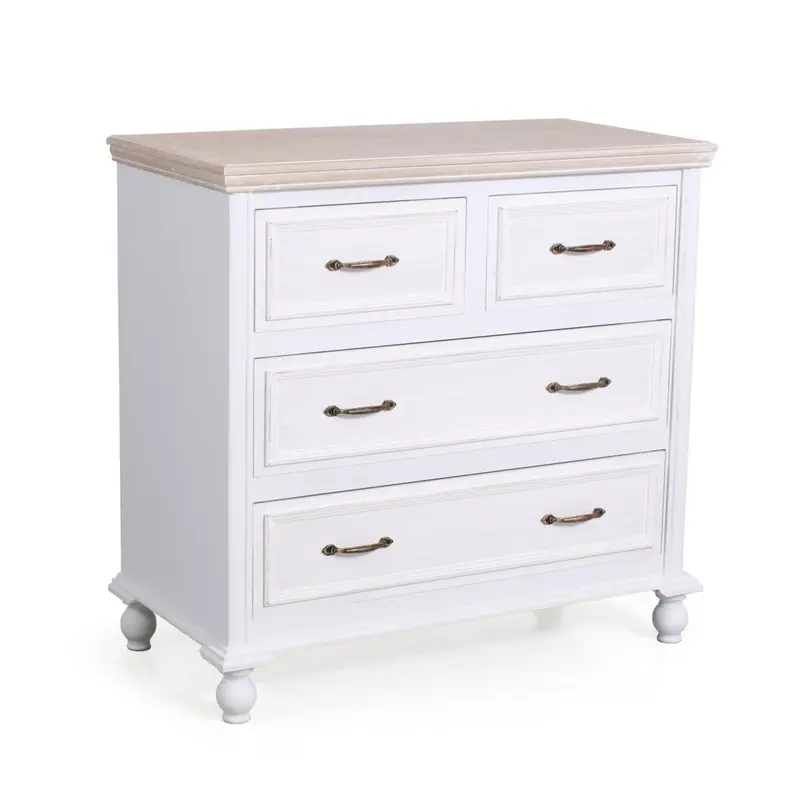 Comò bianco "Sophia" 80X40H78