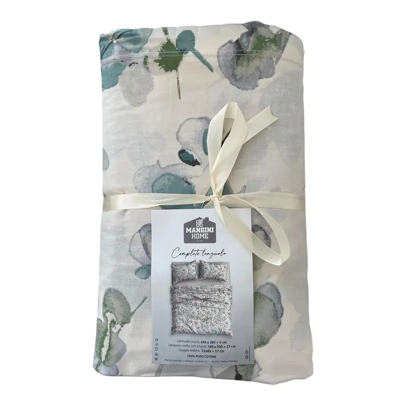 Completo lenzuola - foglie eucalyptus