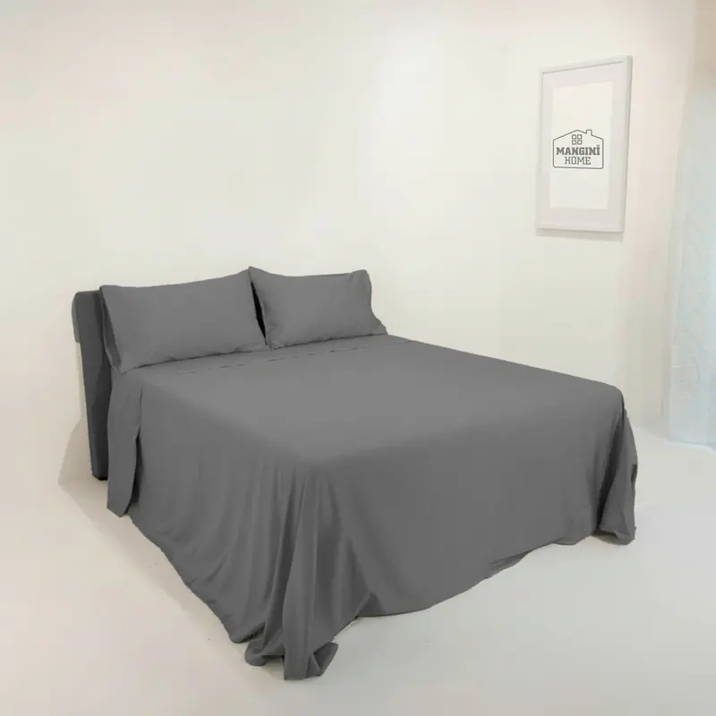 Completo lenzuola Graziella maxi - Grigio scuro