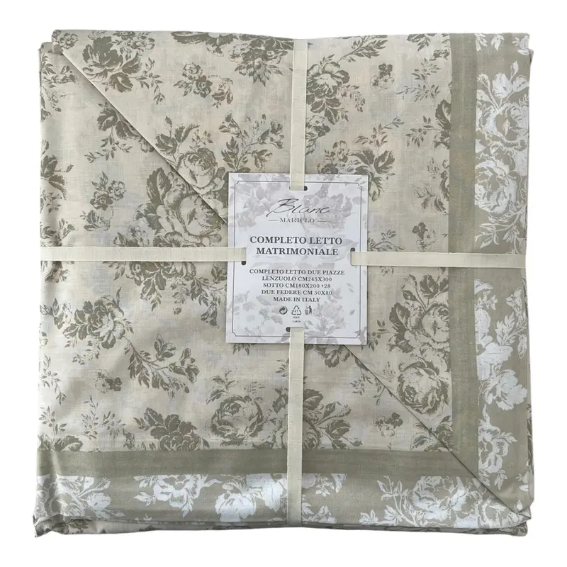 Completo letto Blanc Mariclò - Rose