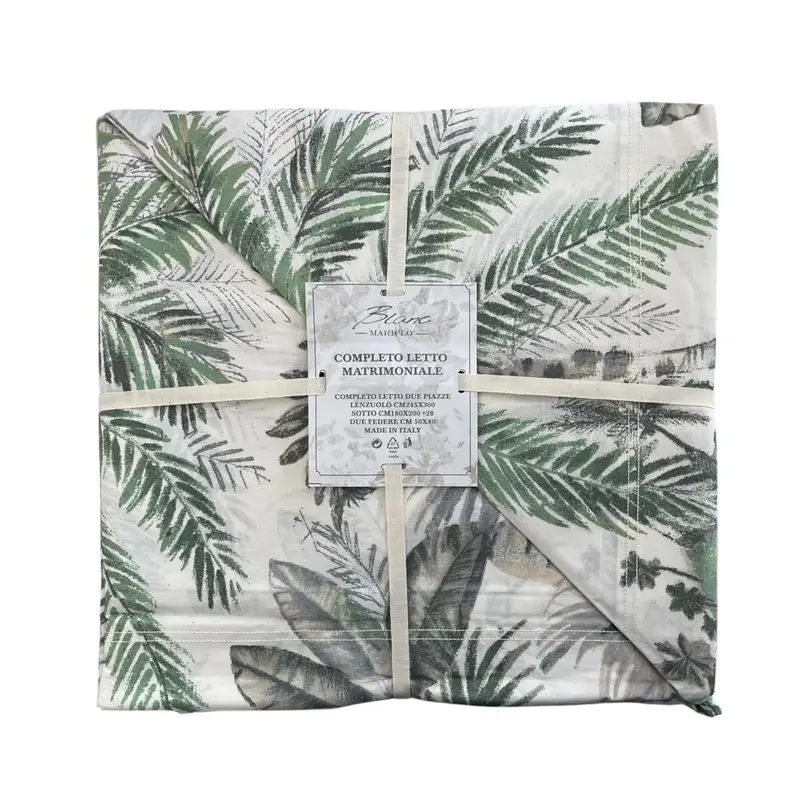 Completo letto Blanc Mariclò - Tropicana