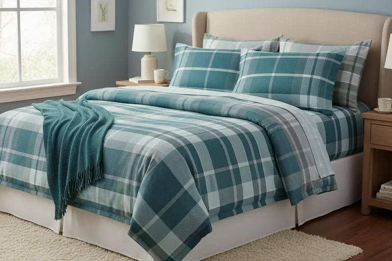 Completo Letto Conrad Absinthe - 100% Cotone - Disponibile 1 Piazza, 1 Piazza e Mezzo, Matrimoniale