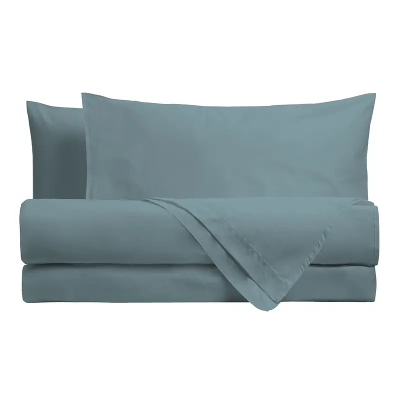 Completo letto Happidea - cotone - Laguna