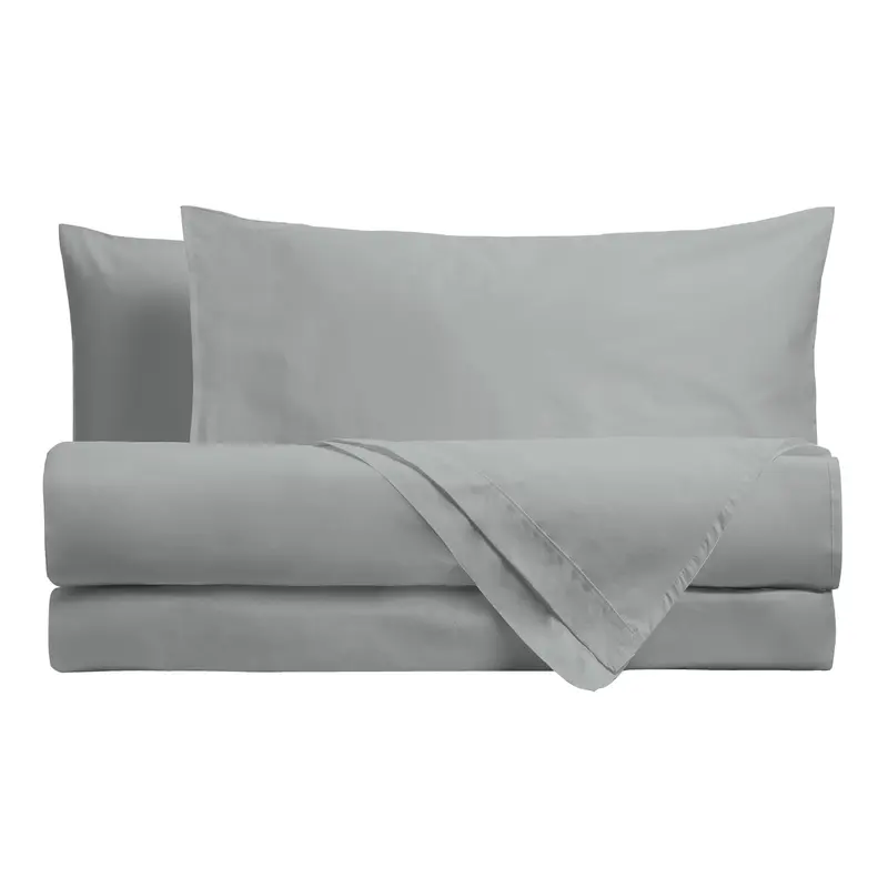Completo letto Happidea - cotone - Perla