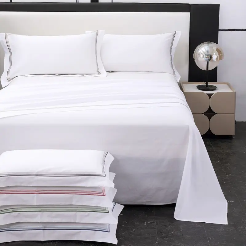 Completo letto in raso di puro cotone - Completo letto Sissi