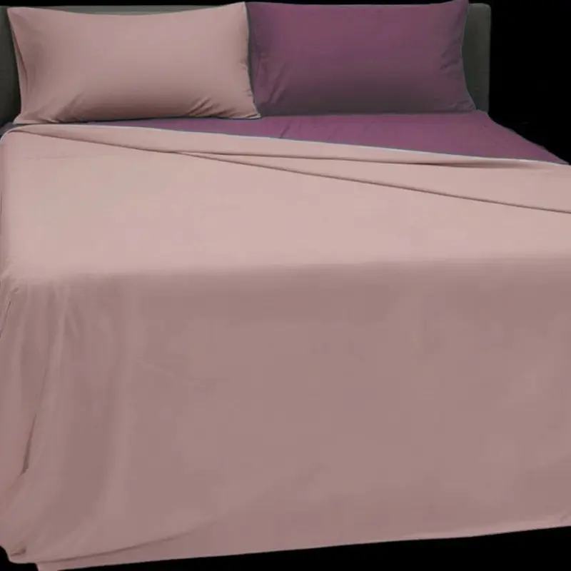Completo letto Manopesca bicolore - Rosa chiaro/Rosa scuro