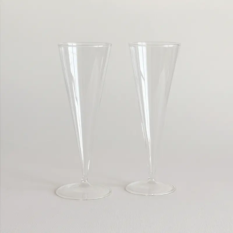 Conical Champagne Flutes | Set of 2