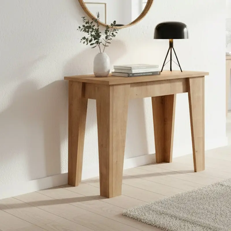 Consolle allungabile Natron rovere 50x90 cm