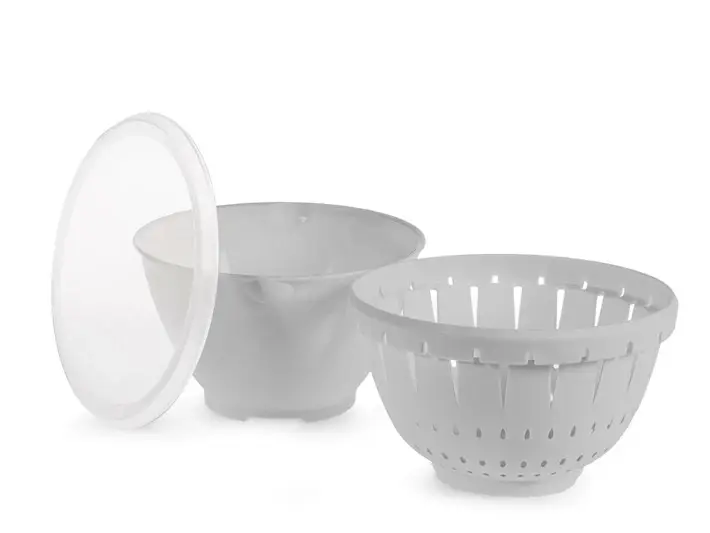 Contenitore colatutto in polipropilene con coperchio grigio cm18H&H