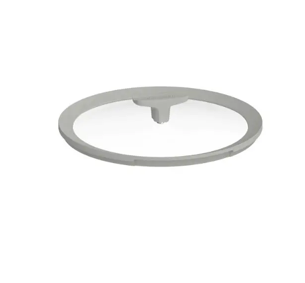 Coperchio vetro balance moonmist grigio 28cm
