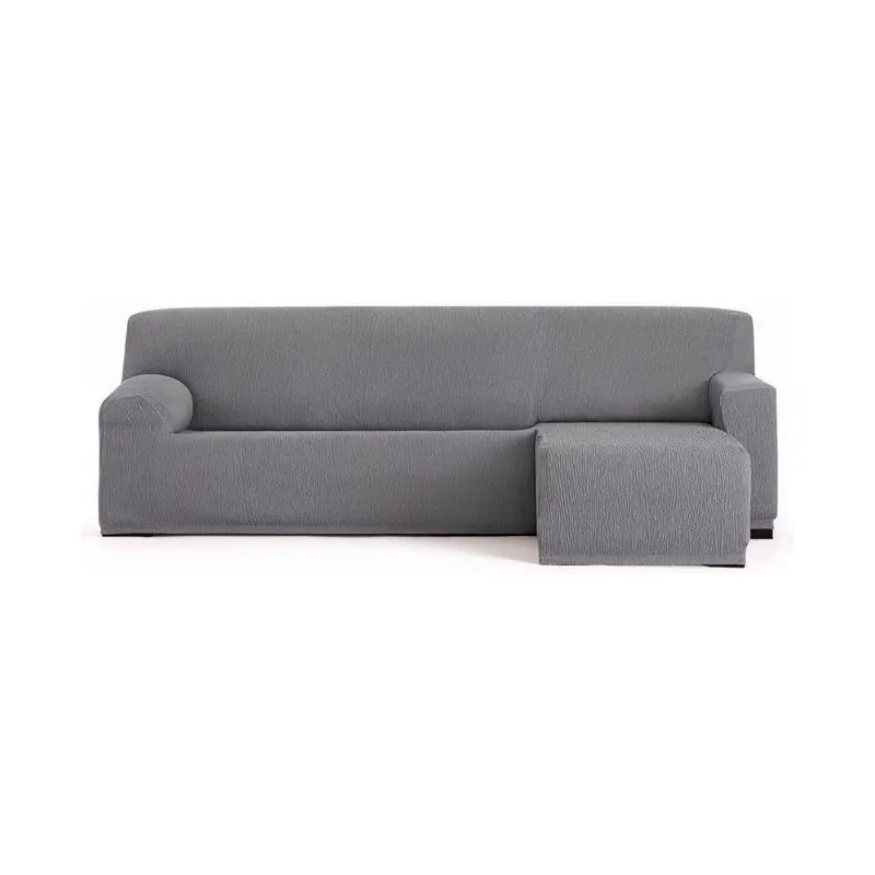 Copridivano Troya elastico penisola destra grigio bracciolo corto 250/310