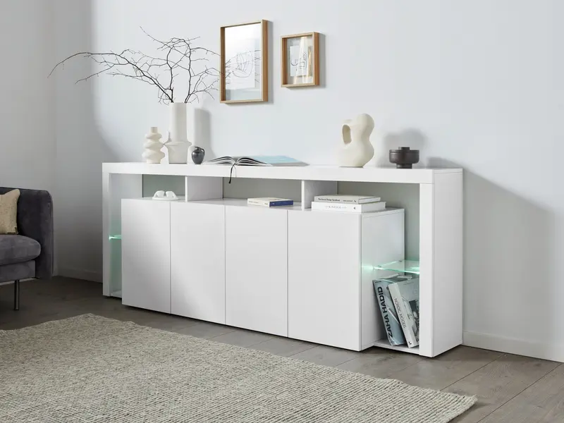 Credenza ESSENTIAL 4 ante da 220 cm | Web Furniture