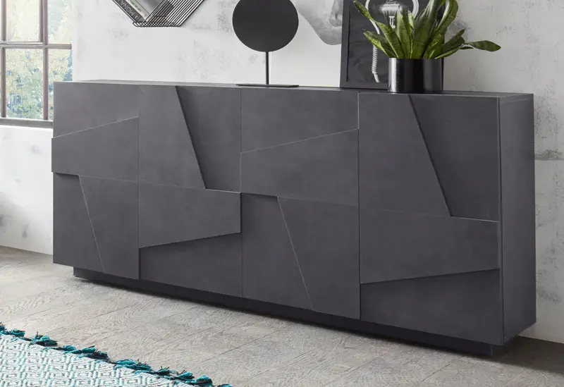 Credenza PING 160 cm 4 ante battenti