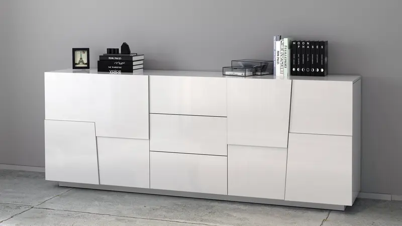 Credenza PONGO a 4 ante e 3 cassetti