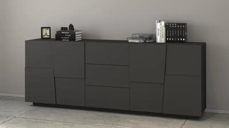 Credenza PONGO a 4 ante e 3 cassetti
