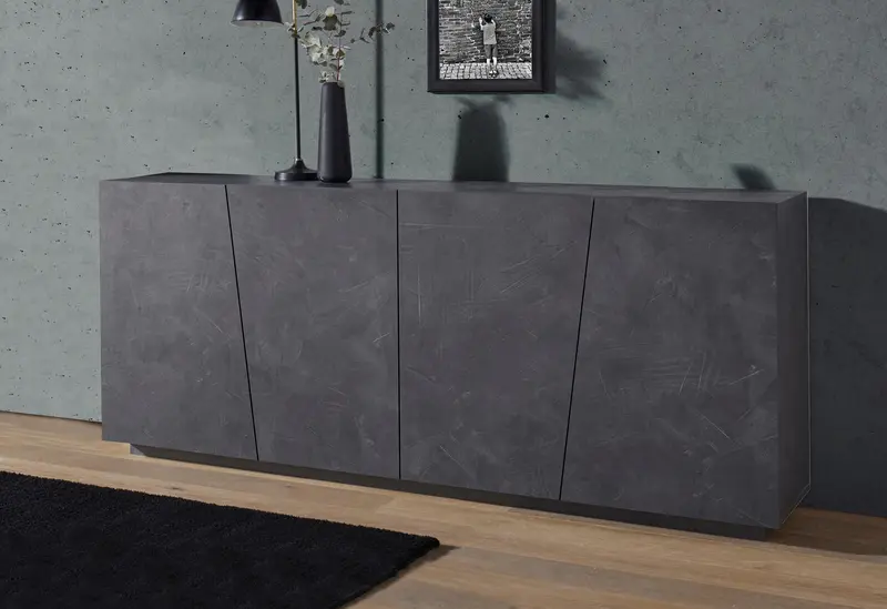 Credenza VEGA 200 cm 4 ante battenti